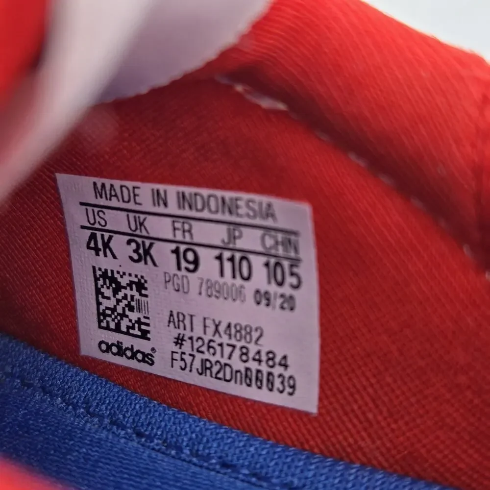 Adidas Superstar 360 Marvel Captain America Toddler Size 4K FX4882 Blue Red